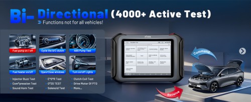 XTOOL D9 MAX Scanner J2534 Reprogramming, Bidirectional, Key IMMO, Topology Mapping, 45+ Resets, ECU Coding, Online Program, FCA/DoIP/CAN FD