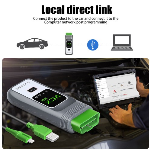 [US Ship] [Second-Handed] 90% New VXDIAG VCX SE For Benz DOIP Diagnostic Tool Programming And Coding for All Benz with Free DONET Authorization