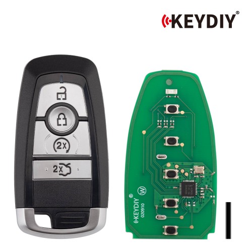 5pcs/lot KEYDIY KD ZB21-4 Universal Smart Remote Key 4 Buttons for Ford Type