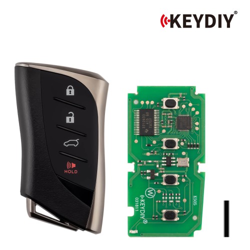 5pcs/lot KEYDIY KD TDB42-4 Universal Smart Remote Key 3+1 Buttons for Lexus Type