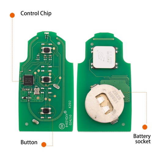 5pcs/lot KEYDIY KD ZB29-3 Universal Smart Remote Key 3 Buttons for MB Maybach Type