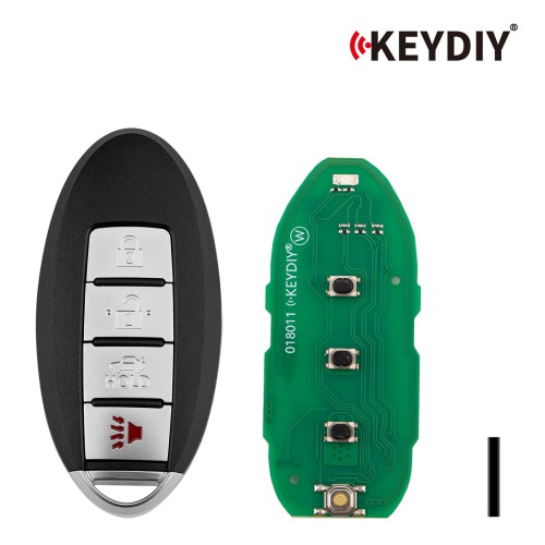 5pcs/lot KEYDIY KD ZB03-4 Universal Smart Remote Key 3+1 Buttons for Nissan Type