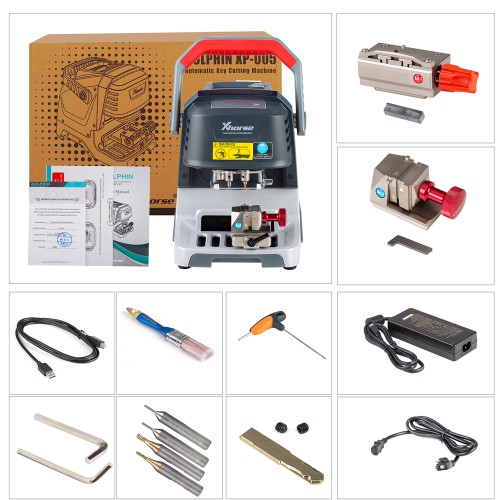 [US/UK/EU Ship] Xhorse Dolphin XP005 Key Cutting Machine and VVDI Key Tool Max Supports WIFI & Bluetooth