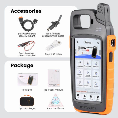 [US/UK/EU Ship] Xhorse Dolphin XP005 Key Cutting Machine and VVDI Key Tool Max Supports WIFI & Bluetooth