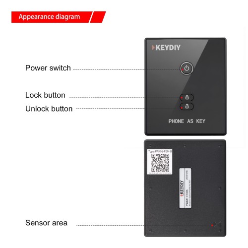 KEYDIY PAK01-FG Phone As Key for BMW FEM-series Vehicles