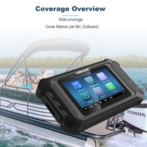 [US Ship Only] [Second-Handed] 95% New OBDSTAR iScan HONDA Marine Diagnostic Tablet Code Reading Code Clearing Data Flow Action Test