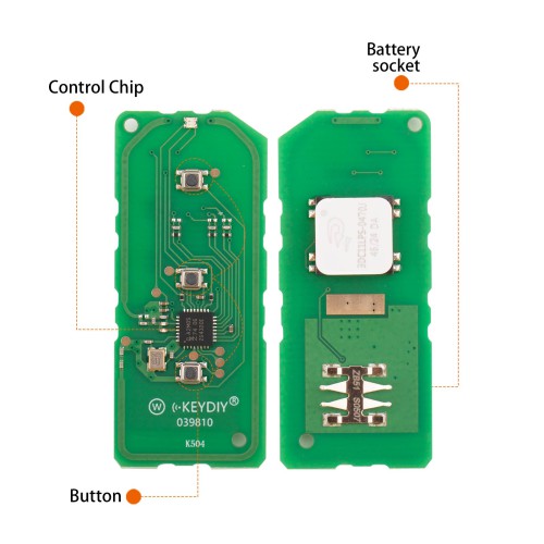 5pcs/lot KEYDIY KD ZB51-3 Universal Smart Remote Key 3 Buttons