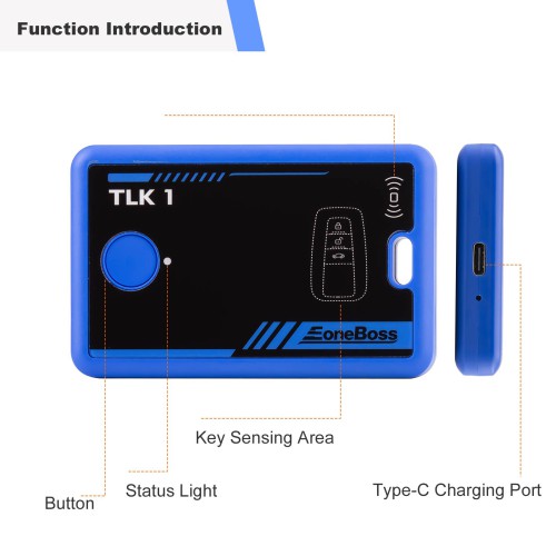 EONEBOSS TLK 1 Key Unlocking Device for Toyota/Lexus 8A-AA BA B9 B8 Keys