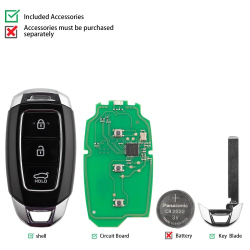 5pcs/lot KEYDIY KD ZB28-3 Universal Smart Remote Key for Hyundai Type