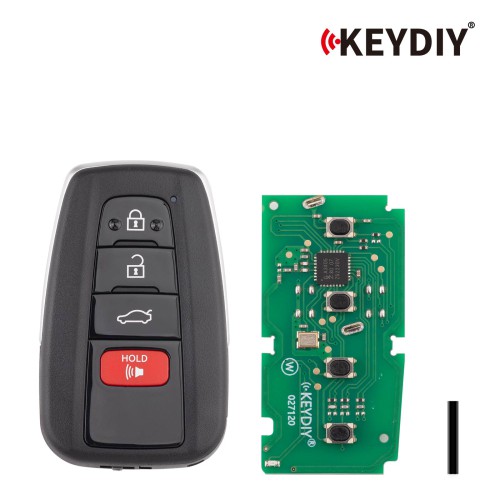 5pcs/lot KEYDIY KD ZB36-4 Universal Smart Remote Key 3+1 Buttons for Toyota Type