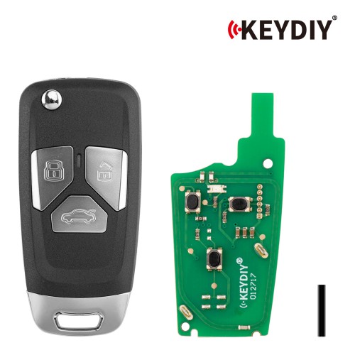 5pcs/lot KEYDIY KD B27-3 Universal Flip Remote 3 Buttons for Audi Type