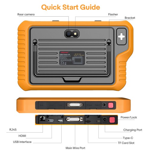 [US Ship] [Second-Handed] 90% New OBDSTAR X300 Classic G3/KEY MASTER G3 A1+A2 Key Programmer Built-in CAN FD DoIP Supports Car, E-Car, HD, Motorcycle