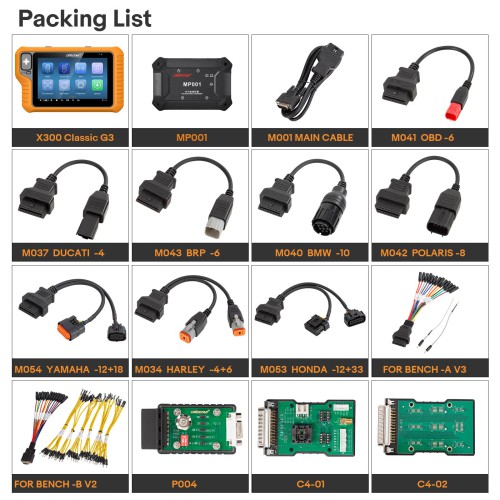 [US Ship] [Second-Handed] 90% New OBDSTAR X300 Classic G3/KEY MASTER G3 A1+A2 Key Programmer Built-in CAN FD DoIP Supports Car, E-Car, HD, Motorcycle