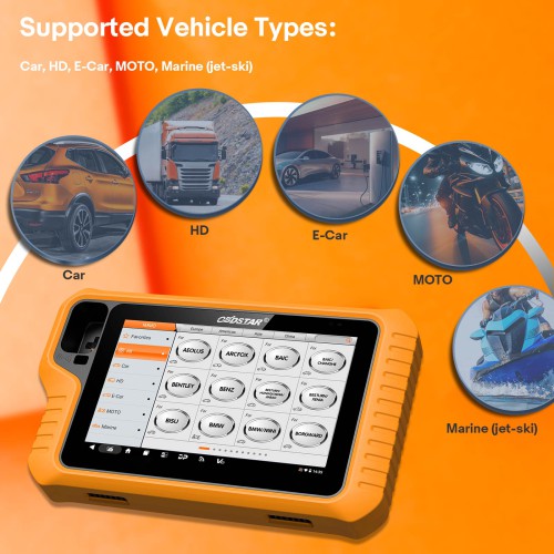[US Ship] [Second-Handed] 90% New OBDSTAR X300 Classic G3/KEY MASTER G3 A1+A2 Key Programmer Built-in CAN FD DoIP Supports Car, E-Car, HD, Motorcycle