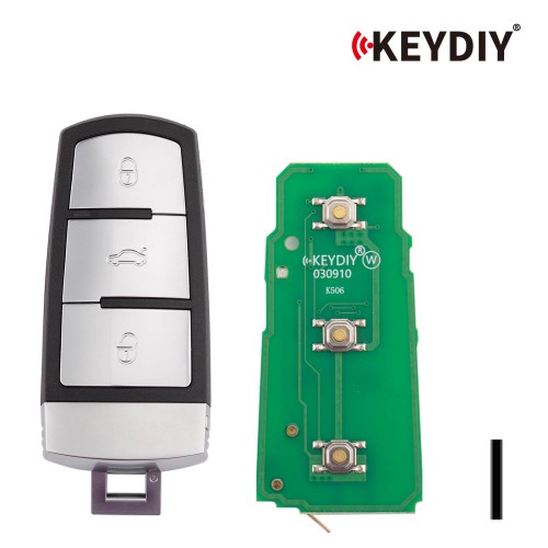 5pcs/lot KEYDIY KD ZB37-3 Universal Smart Remote Key 3 Buttons for VW Type
