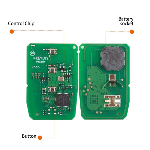 5pcs/lot KEYDIY KD TB62-3 Universal Smart Remote Key 3 Buttons