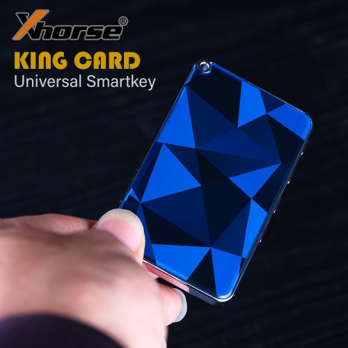 Xhorse XSKC04EN King Card Key Universal Smart Remote 4 Buttons Diamond Blue 5pcs/lot