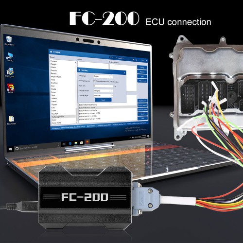 [US Ship Only] [Second-Handed] 90% New CG FC200 ECU Programmer Full Version Support 4200 ECUs and 3 Operating Modes with All License Activated
