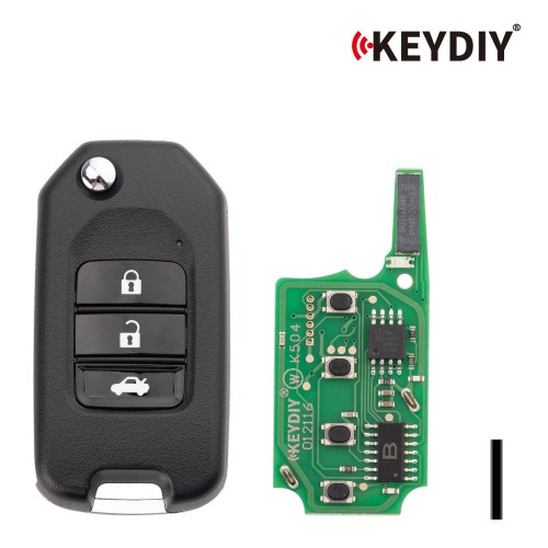 5pcs/lot KEYDIY KD NB10-3 Universal Flip Remote Key 3 Buttons for Honda Type