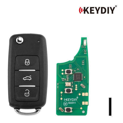 5pcs/lot KEYDIY KD ZB202-3 Universal Smart Remote Key 3 Buttons for UDS Type
