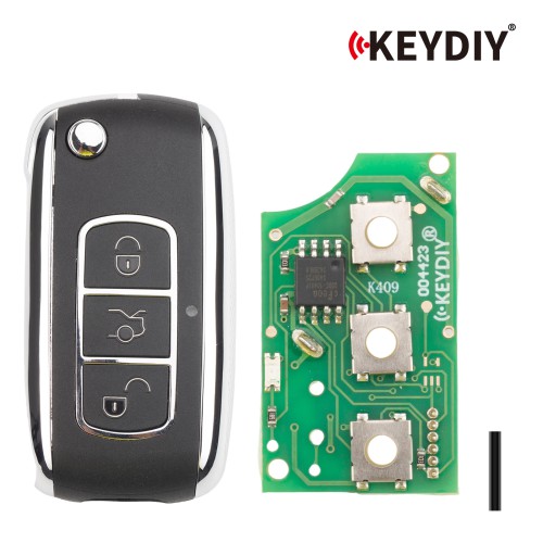 5pcs/lot KEYDIY KD B07-3 Universal Flip Remote Key 3 Buttons for Bentley Type