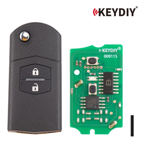 5pcs/lot KEYDIY KD B14-2 Universal Flip Remote Key 2 Buttons for Mazda Type