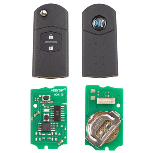 5pcs/lot KEYDIY KD B14-2 Universal Flip Remote Key 2 Buttons for Mazda Type