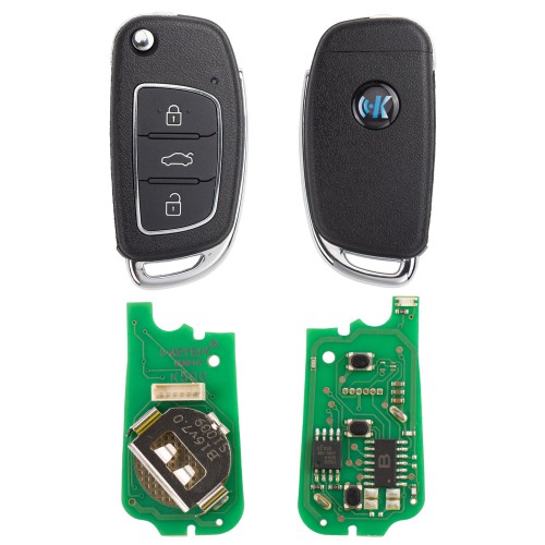 5pcs/lot KEYDIY KD B16-3 Universal Flip Remote 3 Buttons Key for Hyundai KIA Type
