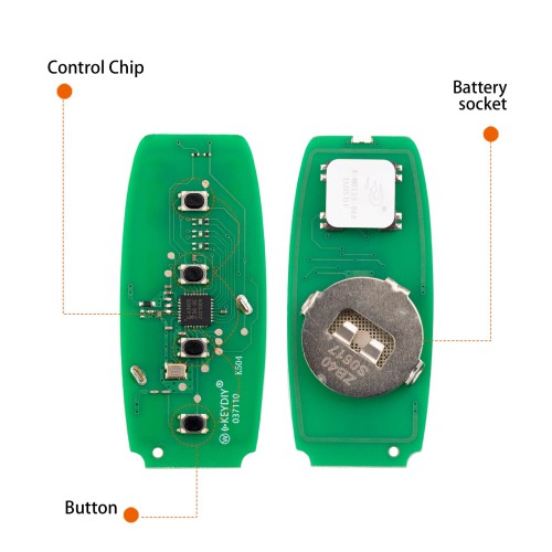 5pcs/lot KEYDIY KD ZB40-4 Universal Smart Remote Key 4 Buttons for Chrysler Type