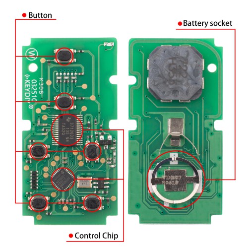 5pcs/lot KEYDIY TDB07-06 Universal Remote Key PCB Board Only