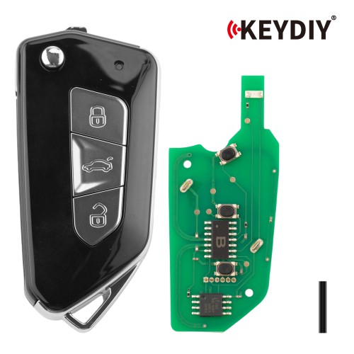 5pcs/lot KEYDIY KD B34-3 Universal Flip Remote Key 3 Buttons for VW Type