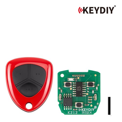 5pcs/lot KEYDIY KD B17 (Punctate) Universal Remote 3 Buttons for Ferrari Type Red Color