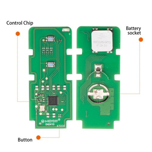 5Pcs/lot KEYDIY KD ZB63-2 Universal Smart Remote Key 2 Buttons