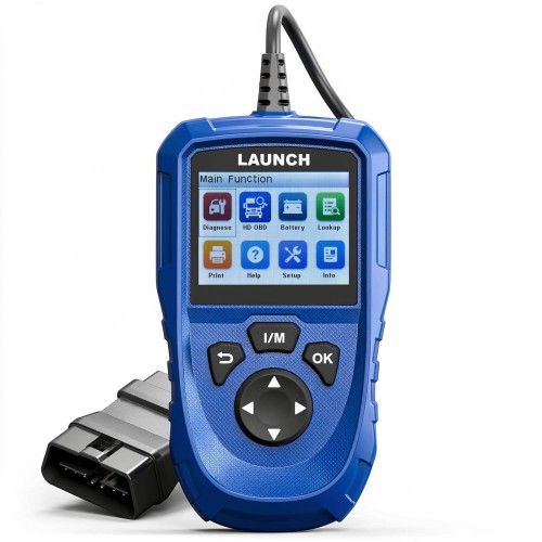 LAUNCH CR HD V2 Commercial Vehicle Standard Configuration Supports HD OBD & EOBD Fast Fault Code Reading/Clearing, Battery Check