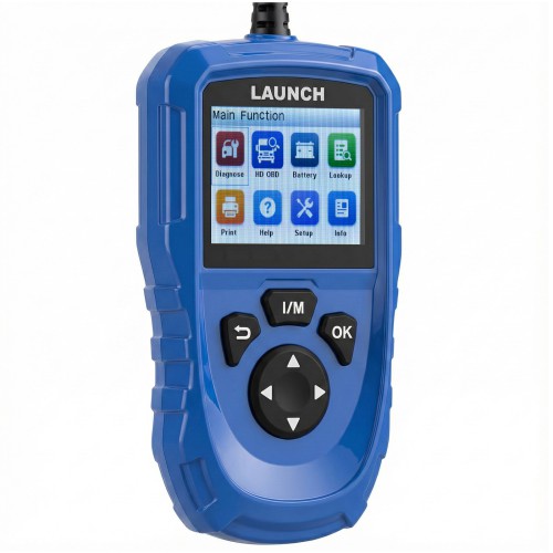 LAUNCH CR HD V2 Commercial Vehicle Standard Configuration Supports HD OBD & EOBD Fast Fault Code Reading/Clearing, Battery Check