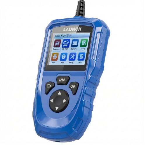 LAUNCH CR HD V2 Commercial Vehicle Standard Configuration Supports HD OBD & EOBD Fast Fault Code Reading/Clearing, Battery Check