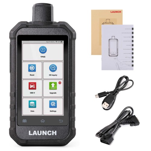 Launch Creader TPMS 5011 V2 Tire Pressure Tool 315MHz/433MHz with 12 Reset Service and 4pcs Metal LTR-05 RF Sensor