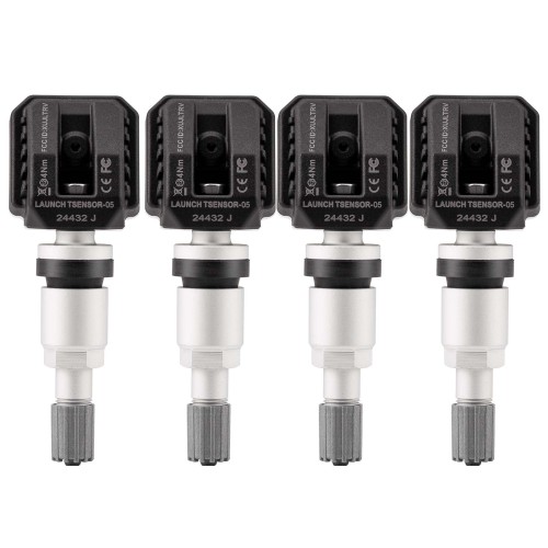 Launch Creader TPMS 5011 V2 Tire Pressure Tool 315MHz/433MHz with 12 Reset Service and 4pcs Metal LTR-05 RF Sensor