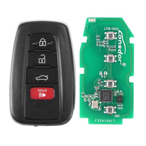 Lonsdor LT30-01 Toyota 4A Universal Smart Key with 3+1 Buttons Key Shell