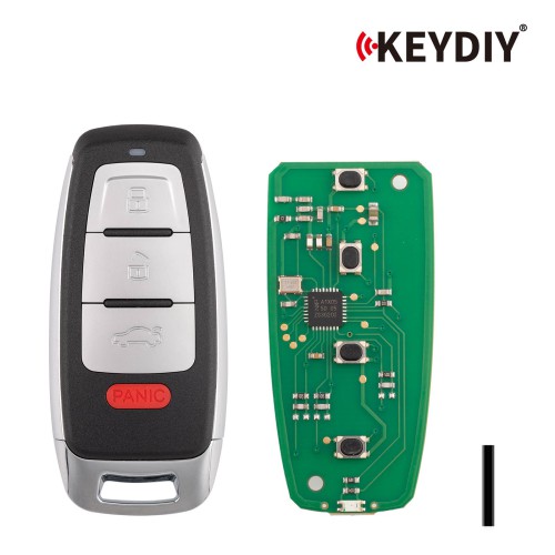 5pcs/lot KEYDIY KD ZB08-4 Universal Smart Remote Key 3+1 Buttons for Audi Type