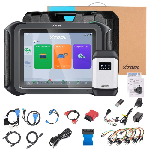 XTOOL D9 EV Electric Vehicles Diagnostic Tablet Support DoIP and CAN-FD For Tesla For BYD With Battery Pack Detection+Active Test+ECU Coding