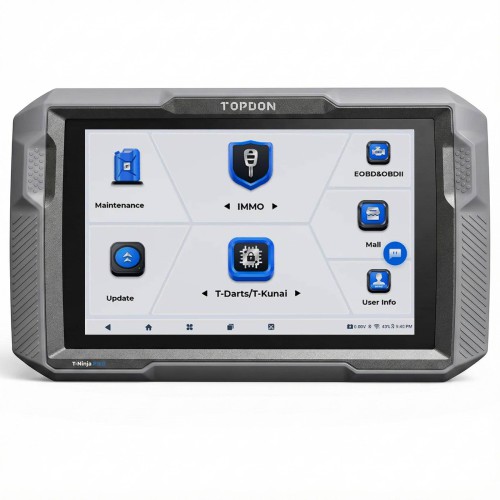 TOPDON T-Ninja Pro Key Programmer Key Learning Remote Control Learning PIN Reading Delete Keys All Keys Lost OBD2 Scanner