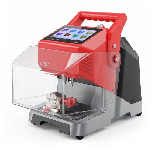 CGDI MONSTER G08 Key Cutting Machine Red Color with T5 Clamp Built-in Battery, Bluetooth & WiFi, Vehicle Key Database Supports Fast & Stable Cutting