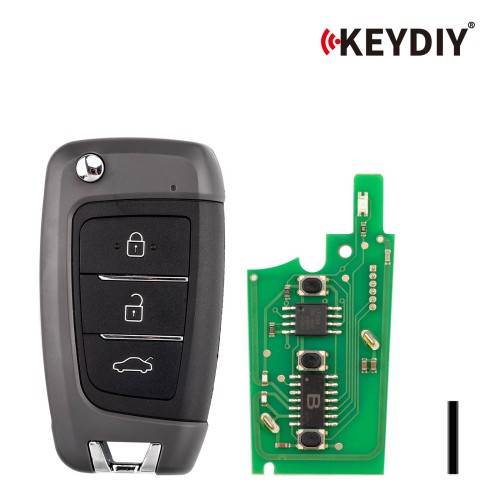 KEYDIY KD B25-3 Universal Flip Remote Key 3 Buttons for Hyundai Type 5pcs/lot