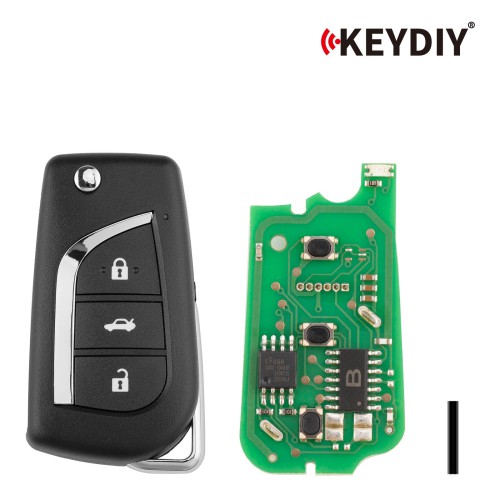 KEYDIY KD B13-3  Universal Flip Remote Key 3 Buttons for Toyota Type 5pcs/lot