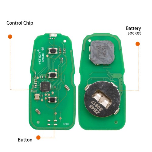 KEYDIY KD ZB45-3 Universal Smart Remote Key 3 Buttons for Geely Type 5pcs/lot