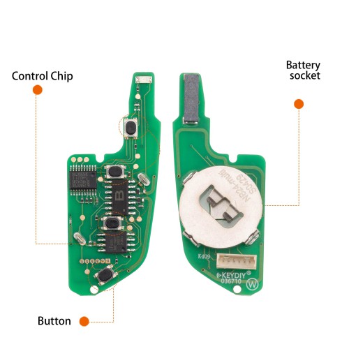 KEYDIY KD NB24-4 Universal Flip Remote Key 4 Buttons for Lexus Type 5pcs/lot