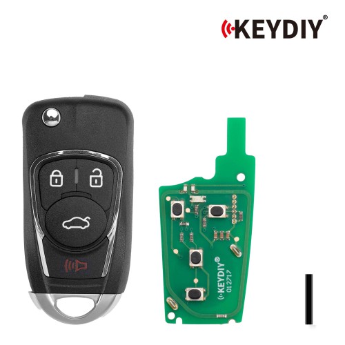 KEYDIY KD B22-4 Universal Flip Remote Key 3+1 Buttons for Buick Type 5pcs/lot