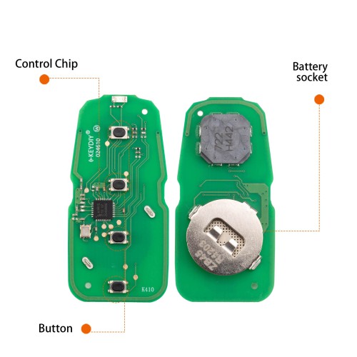 KEYDIY KD ZB45-4 Universal Smart Remote Key 3+1 Buttons for Geely Type 5pcs/lot