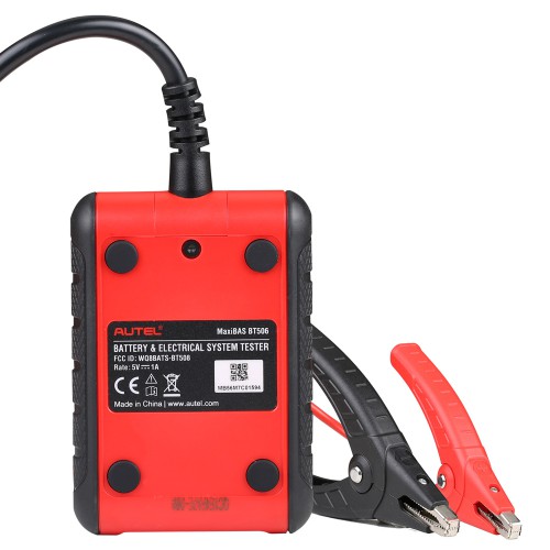 [US Ship] [Second-Handed] 90% New Autel MaxiBAS BT506 Battery and Electrical System Analysis Tester Used with Autel MaxiSys Supports iOS & Android